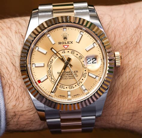 2017 rolex sky dweller two tone